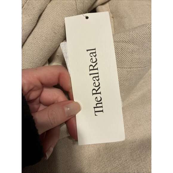 Prada Authentic Solid Light Beige Linen Cotton Tank Midi Dress IT 44 Medium US 8 - Picture 6 of 9